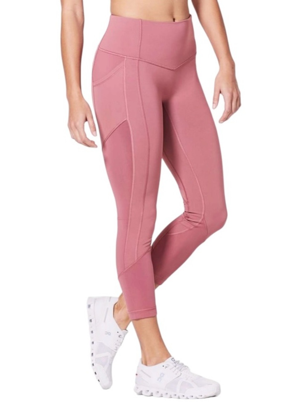 Lululemon All The Right Places Crop II *23" Moss Rose Women’s Size 4 W6AMYS